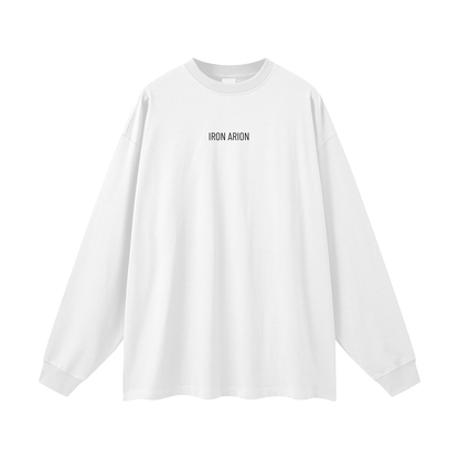 Streetwear Unisex 305G FOG 100% Cotton Long Sleeve Tee