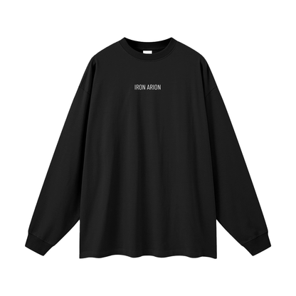 Streetwear Unisex 305G FOG 100% Cotton Long Sleeve Tee