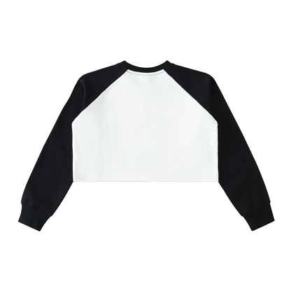 Raglan Cropped Sweatshirt