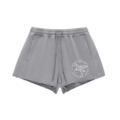Snow Washed Raw Edge Shorts