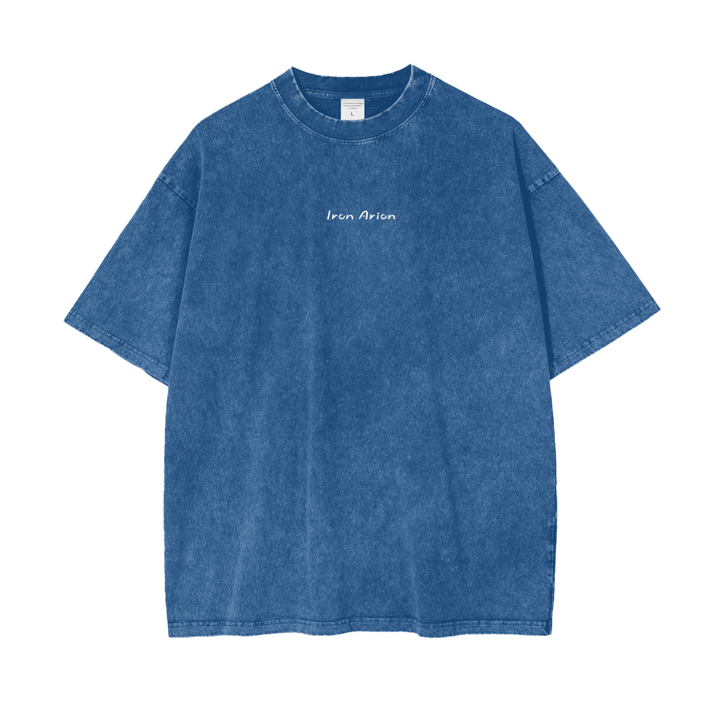 Oversize Snow Washed T-Shirt "IRON"