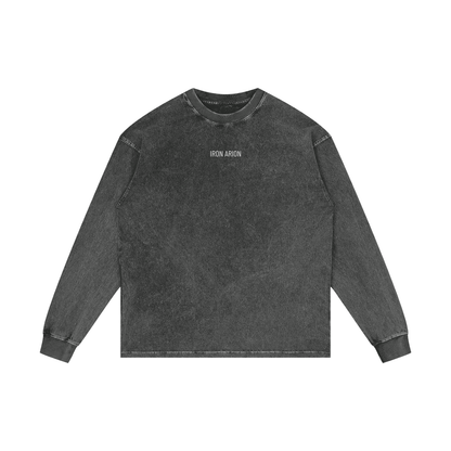 Acid Wash Oversize Long Sleeve