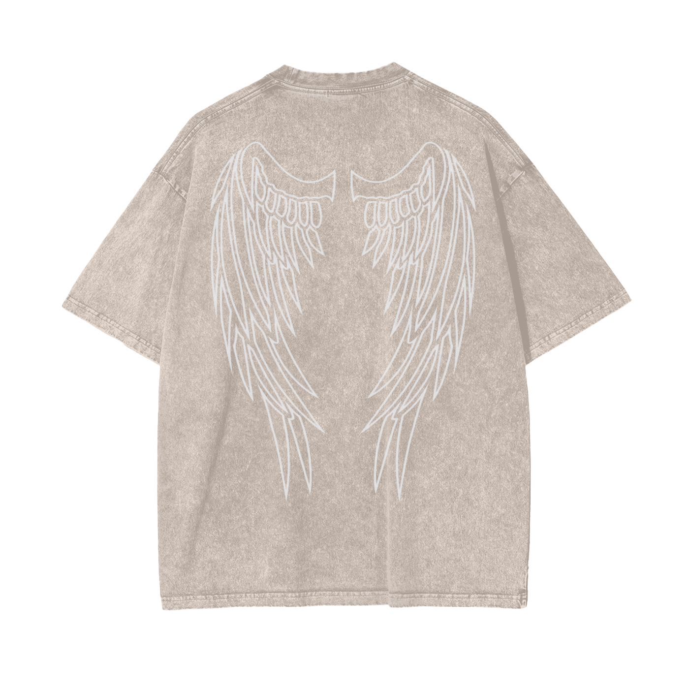 "DIVINE" Oversize Snow Washed T-Shirt