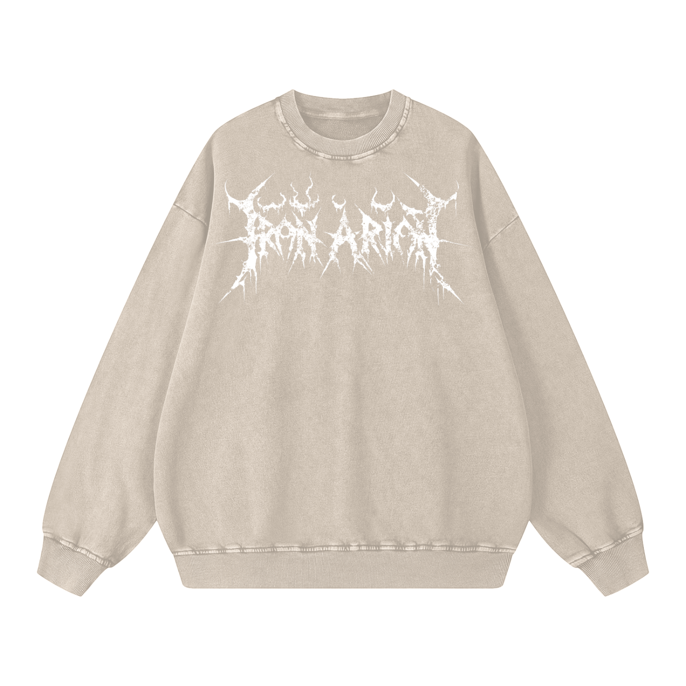 Acid Wash Oversize Sweatshirt - 360 GSM