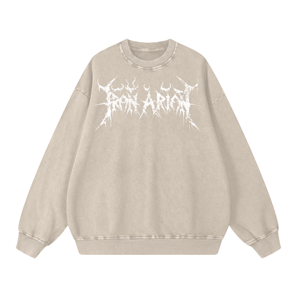 Acid Wash Oversize Sweatshirt - 360 GSM