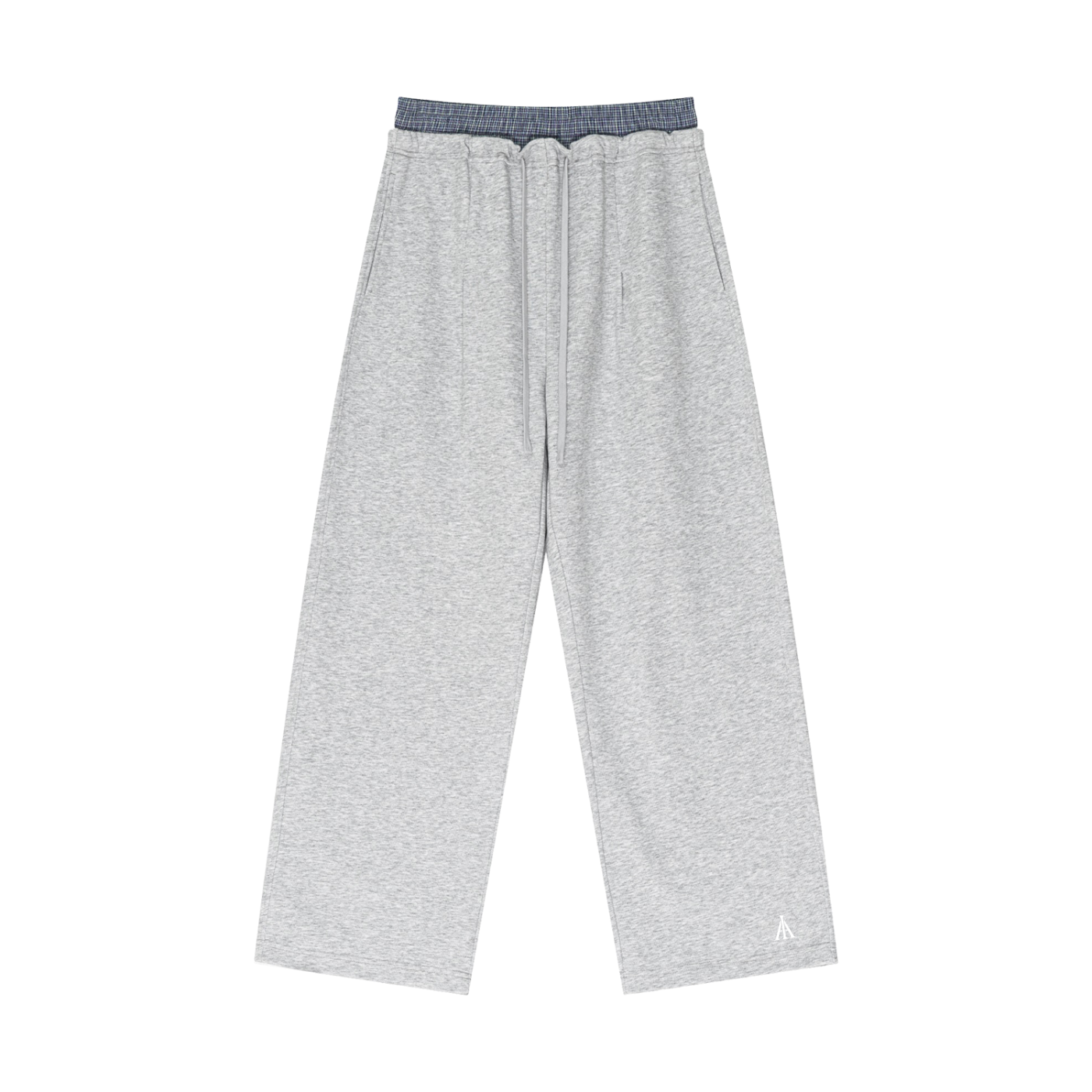 Plaid Waist Sweatpants