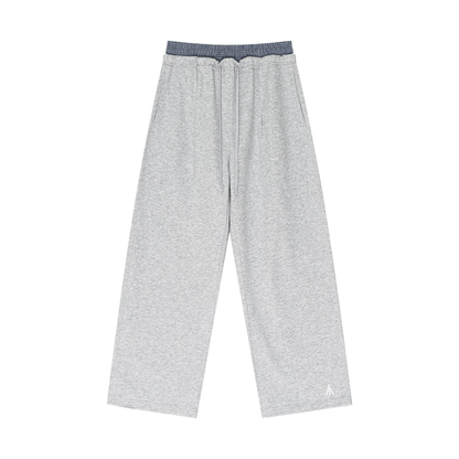 Plaid Waist Sweatpants