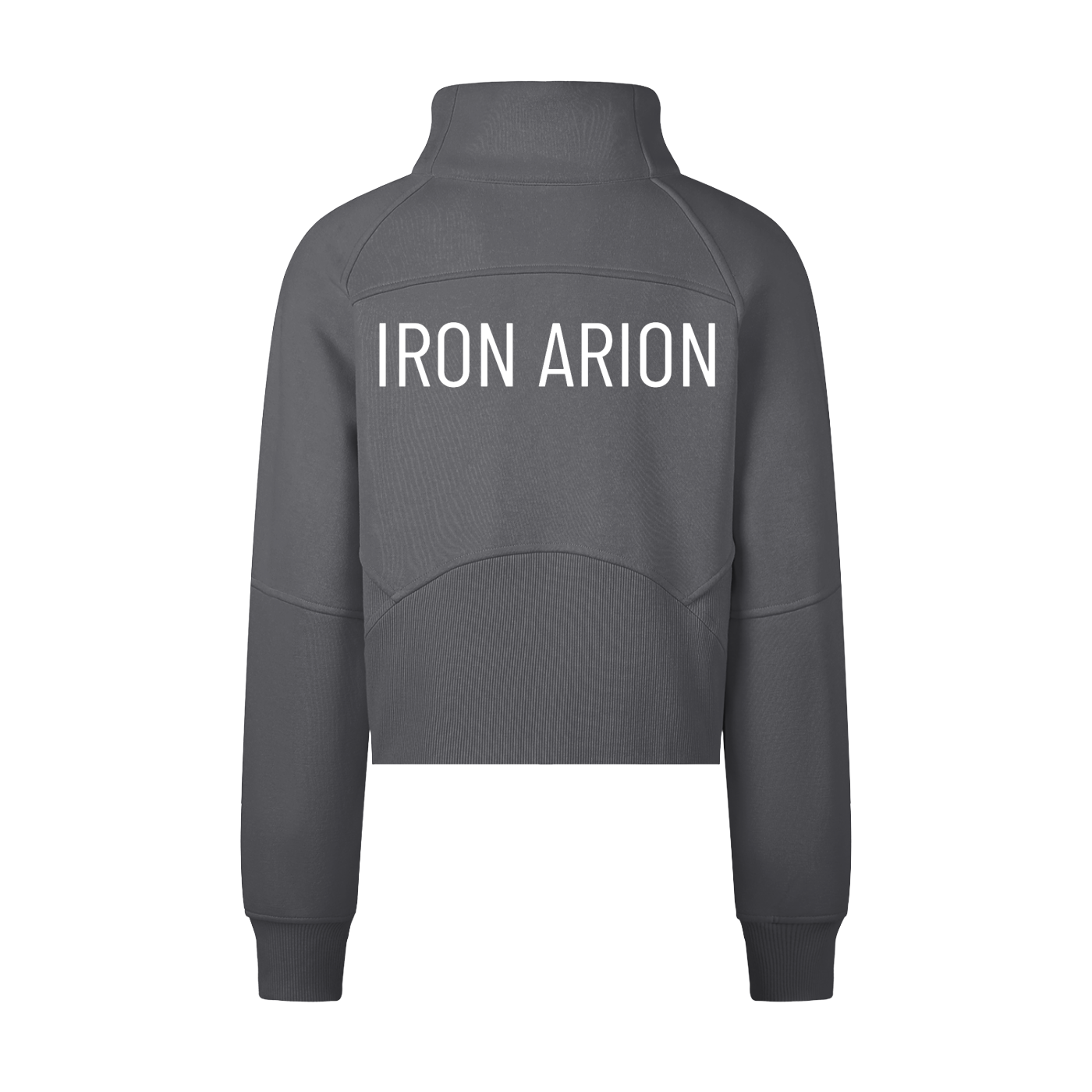 Cropped Half-Zip Sweatshirt