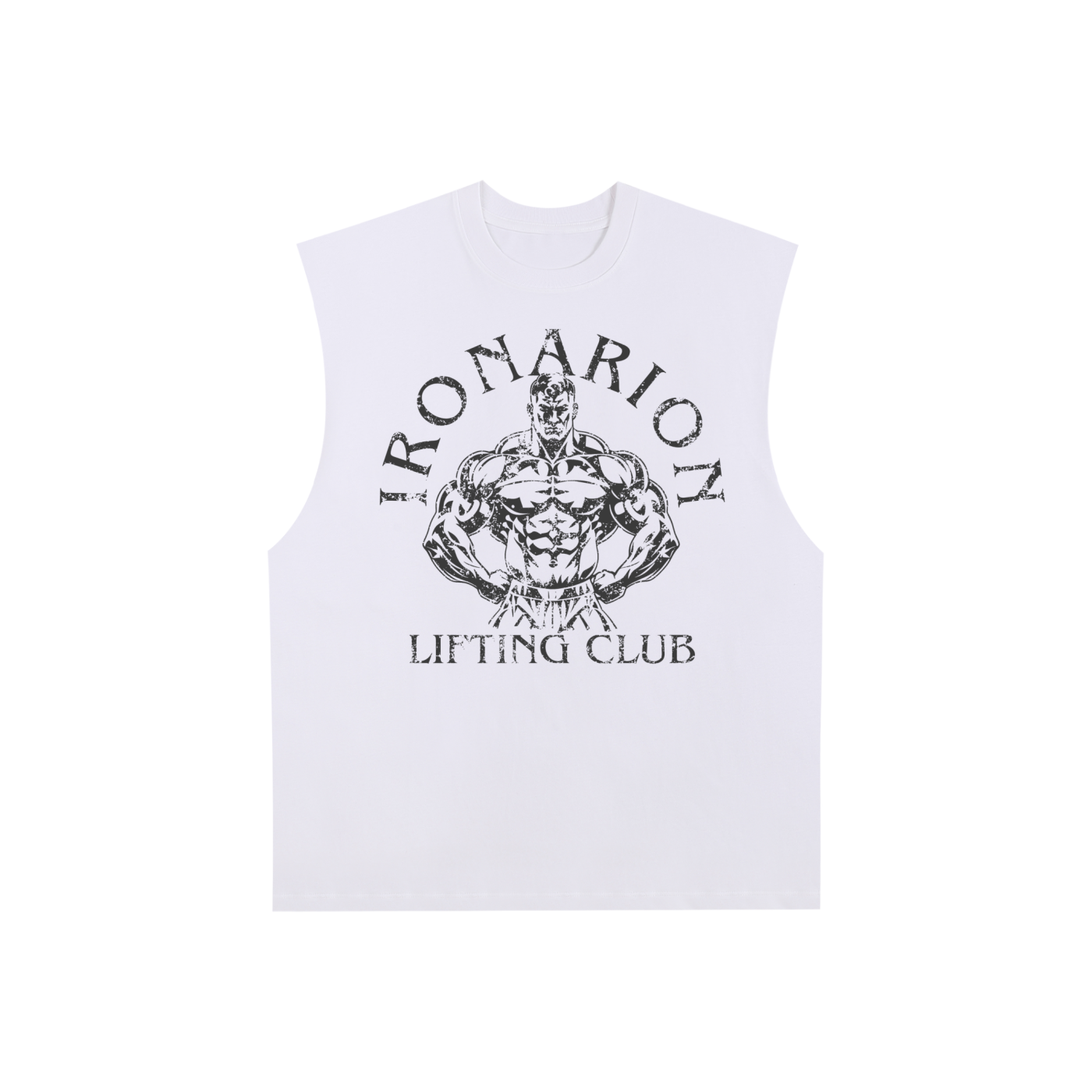 Raw Edge Cotton Tank Top
