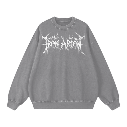 Acid Wash Oversize Sweatshirt - 360 GSM