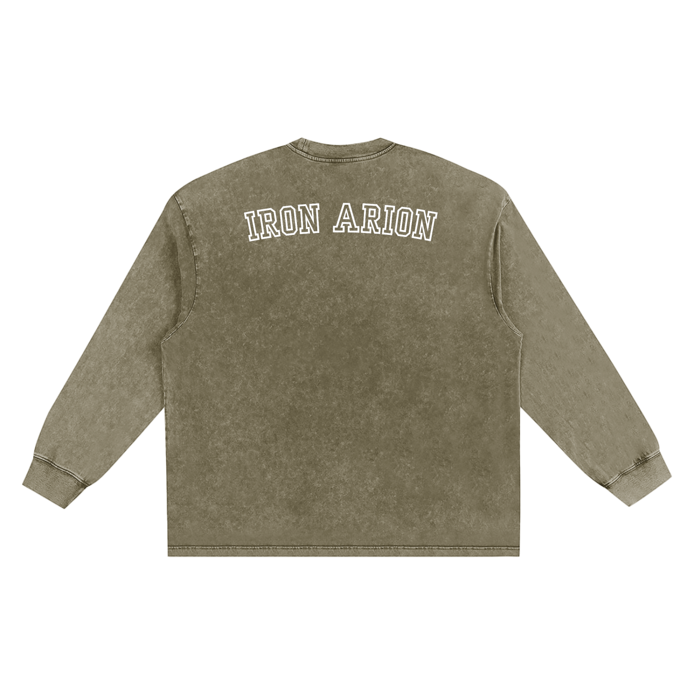 Snow Washed Oversize Long Sleeve T-shirt