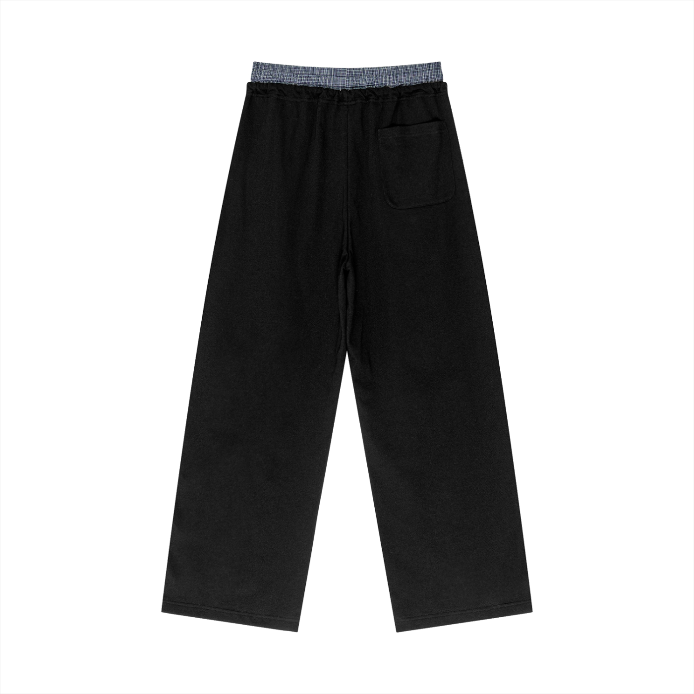 Plaid Waist Sweatpants