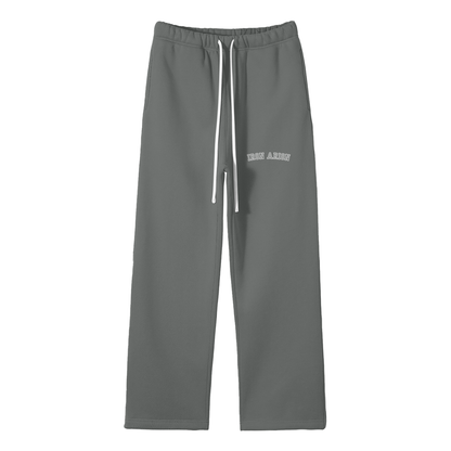 Streetwear Fleece Straight Leg Sweatpants