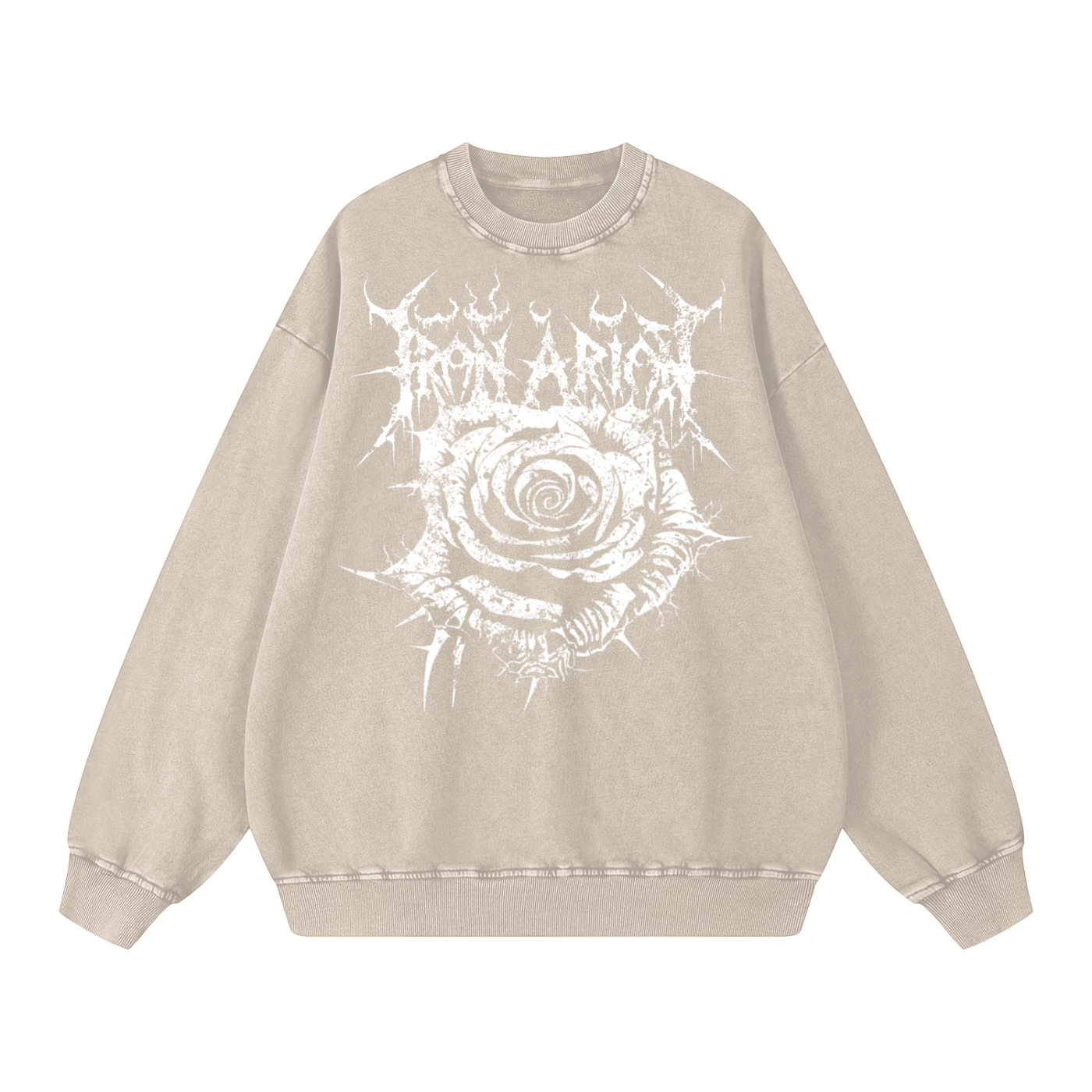 Acid Wash Oversize Sweatshirt - 360 GSM