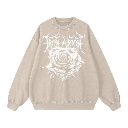 Acid Wash Oversize Sweatshirt - 360 GSM