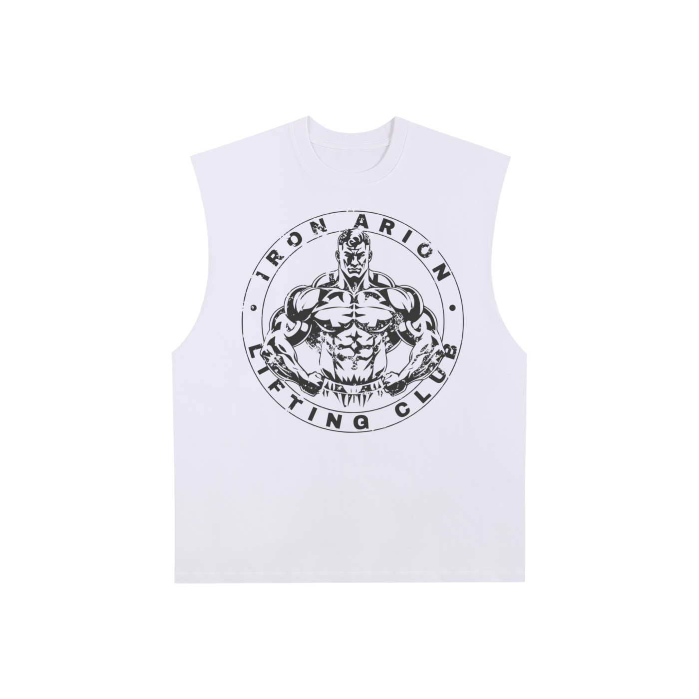 Raw Edge Cotton Tank Top
