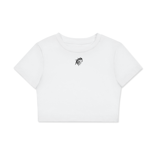 Women's Fitted Crop Tee | Bodycon T-Shirt