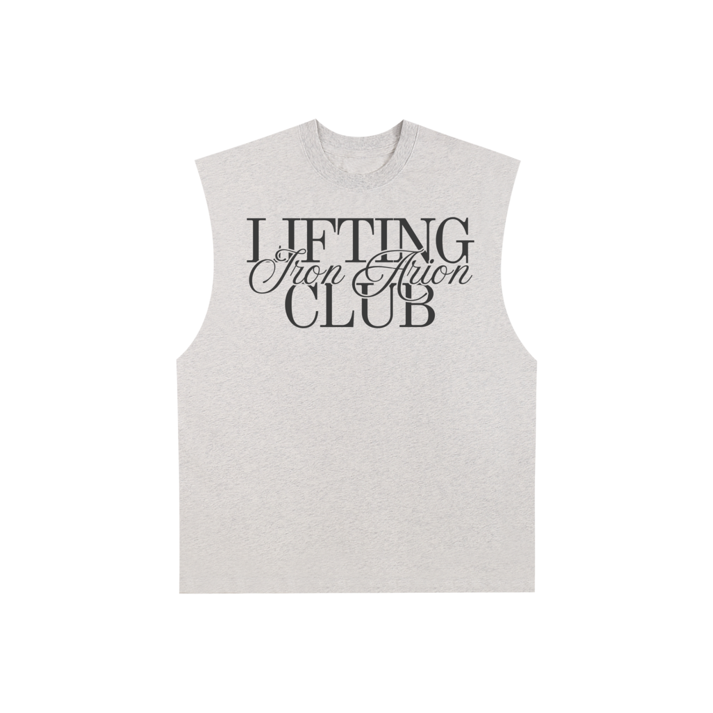 Raw Edge Cotton Tank Top