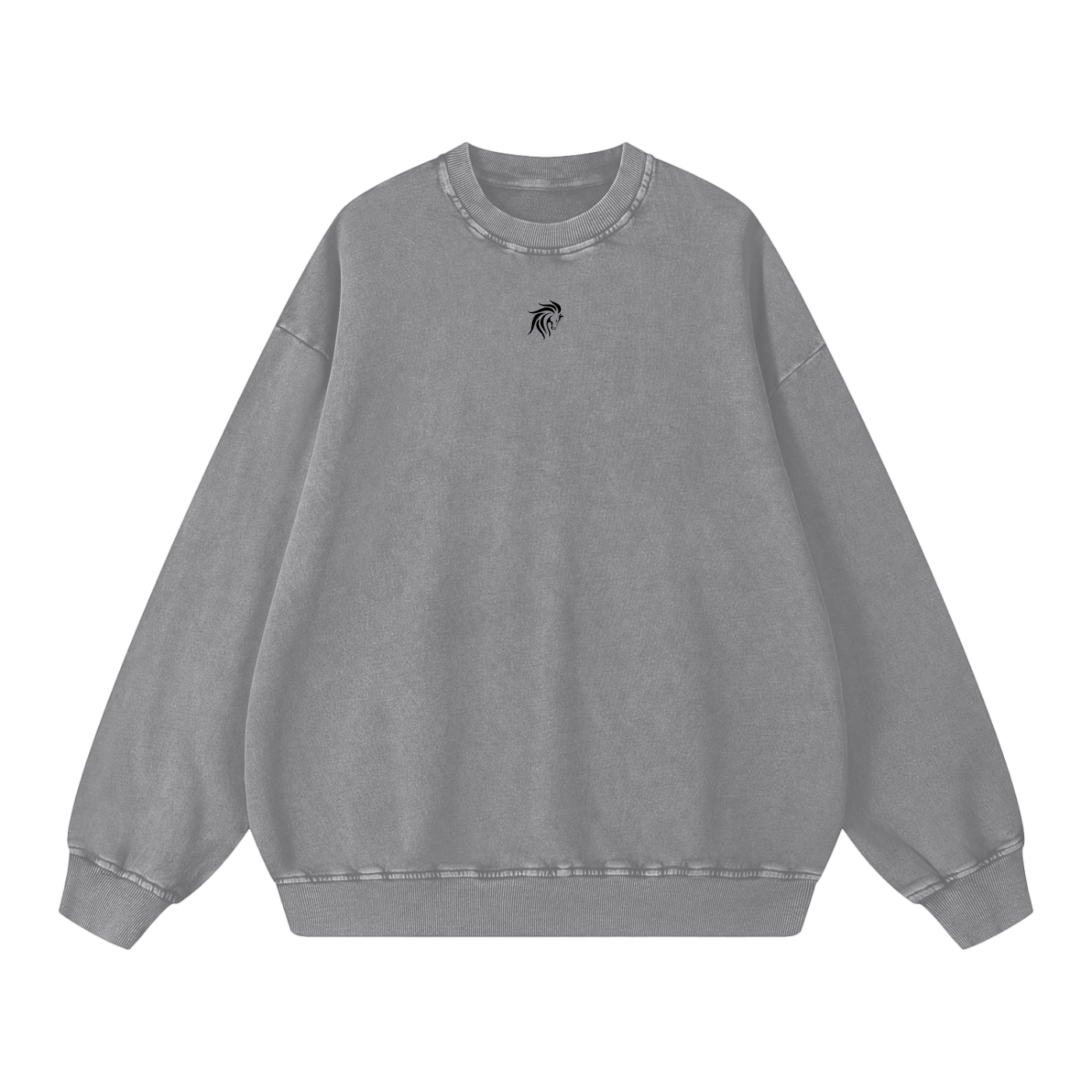 Snow Wash Oversized Sweatshirt