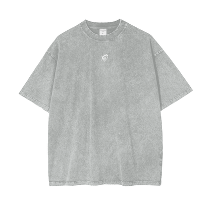 "DIVINE" Oversize Snow Washed T-Shirt