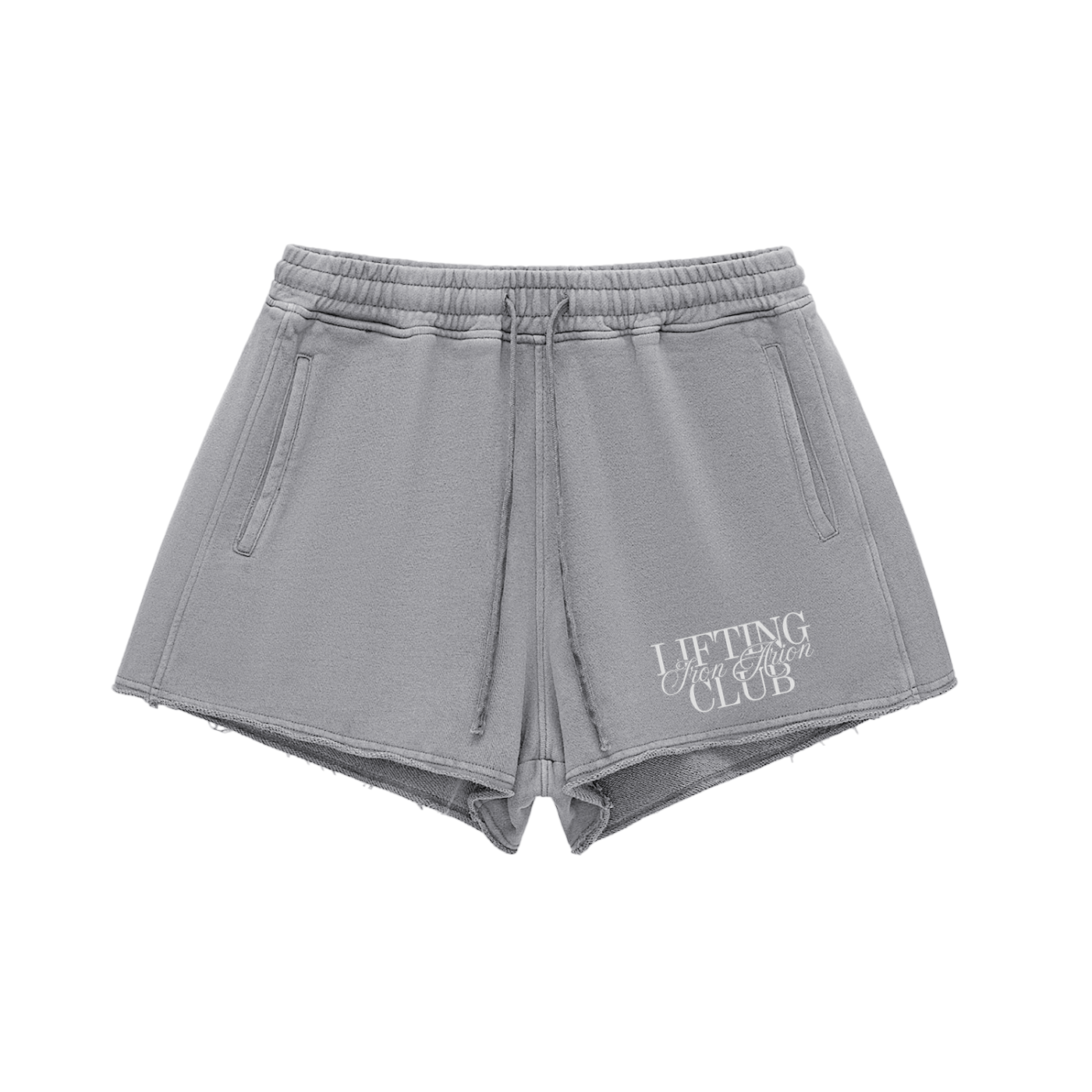 Snow Washed Raw Edge Shorts