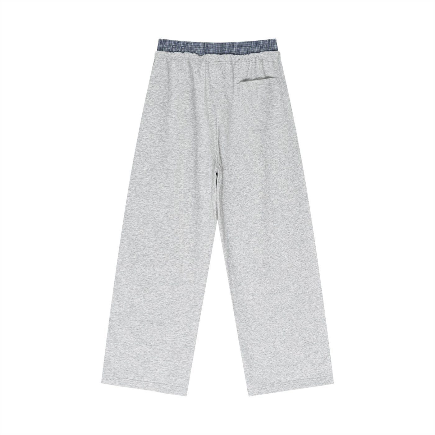Plaid Waist Sweatpants