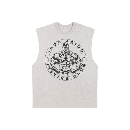 Raw Edge Cotton Tank Top