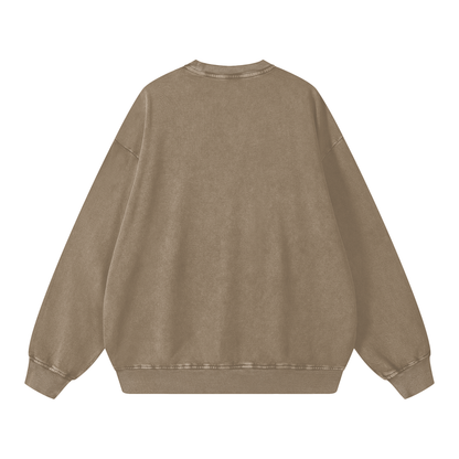 Acid Wash Oversize Sweatshirt - 360 GSM