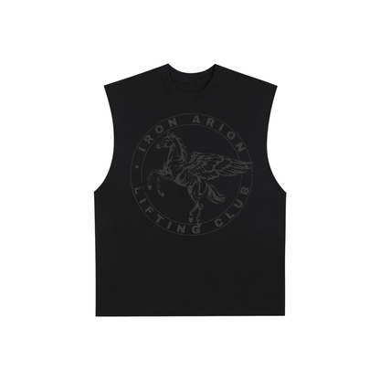 Raw Edge Cotton Tank Top